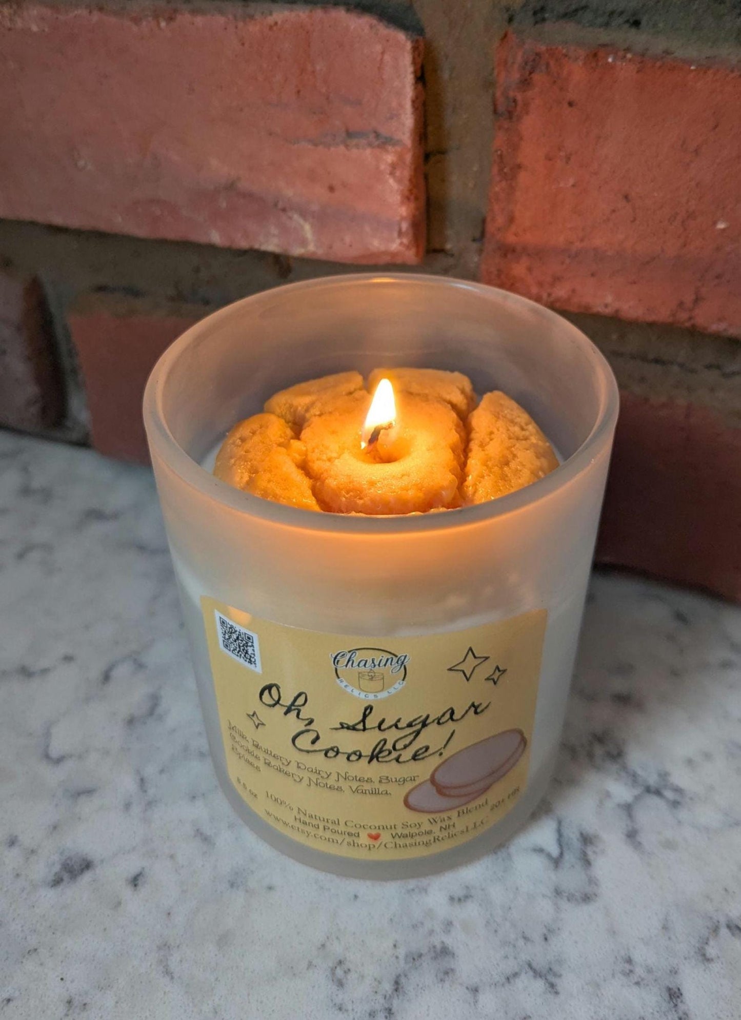 Sugar Cookie Soy Candle - 8.5 oz Coco-Soy Wax Blend, Indulge in Warm, Sweet, Cozy Vibes