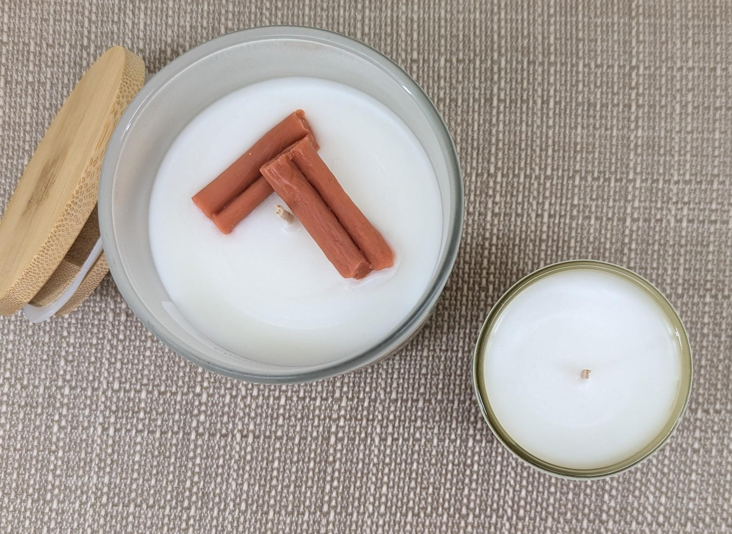 Warm Apple Crisp Candle | Fall Soy Wax Candle | Apple Cinnamon & Vanilla | Cozy Autumn Spice | 8oz or 2.5oz Candle Gift