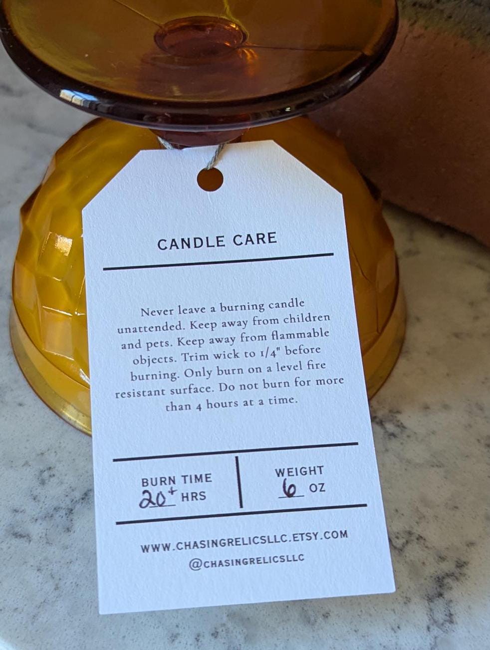 Sugar Cookie Candle, Natural Coco-Soy Wax Blend, Vintage Glass Amber Cubist Sherbet Cup, 6 oz