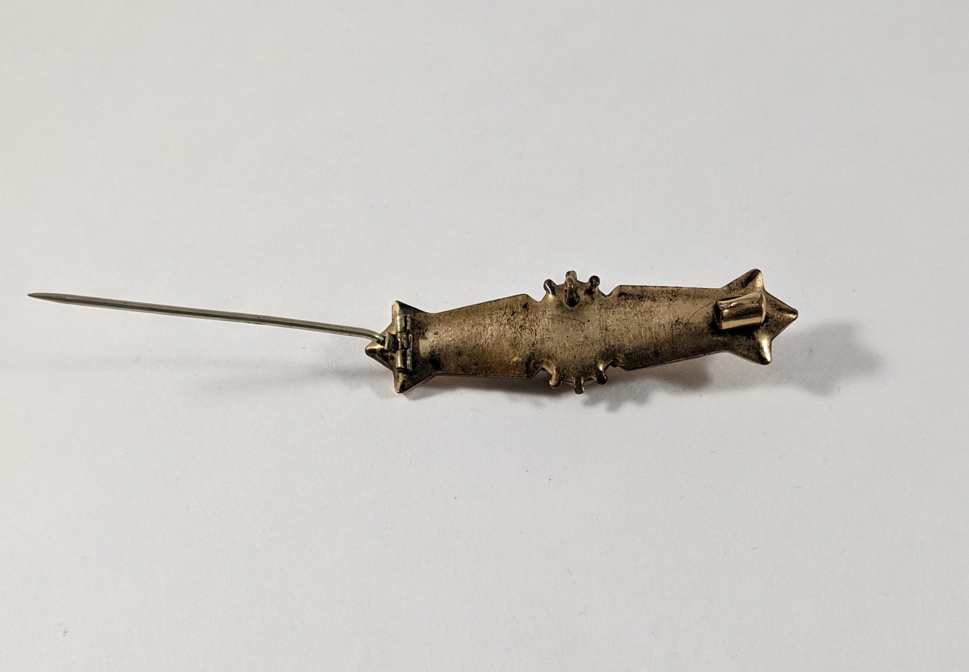 Victorian Bar Pin Pendant, Ornate Gold Filled Convertible Brooch