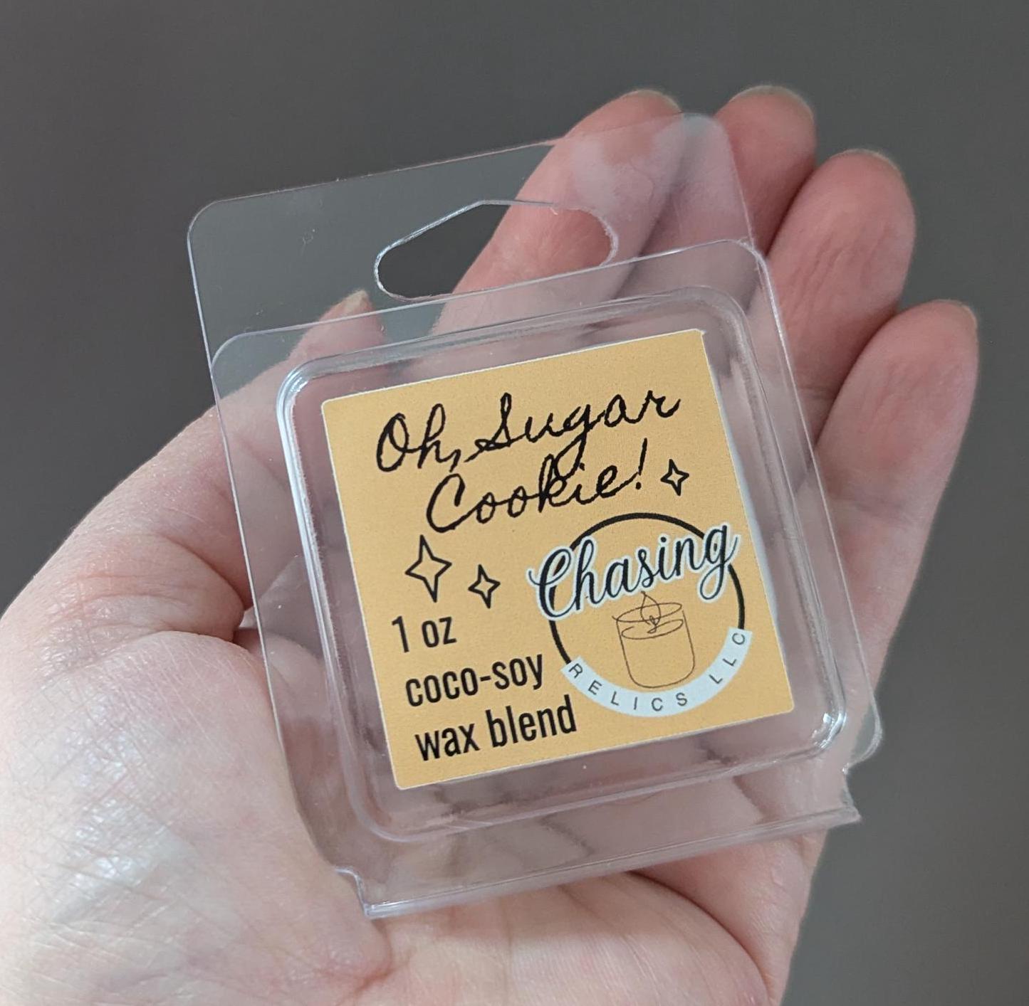 Sugar Cookie Wax Melt, Natural Coco-Soy Wax Blend, Sample Size 1 oz Tart for Warmer