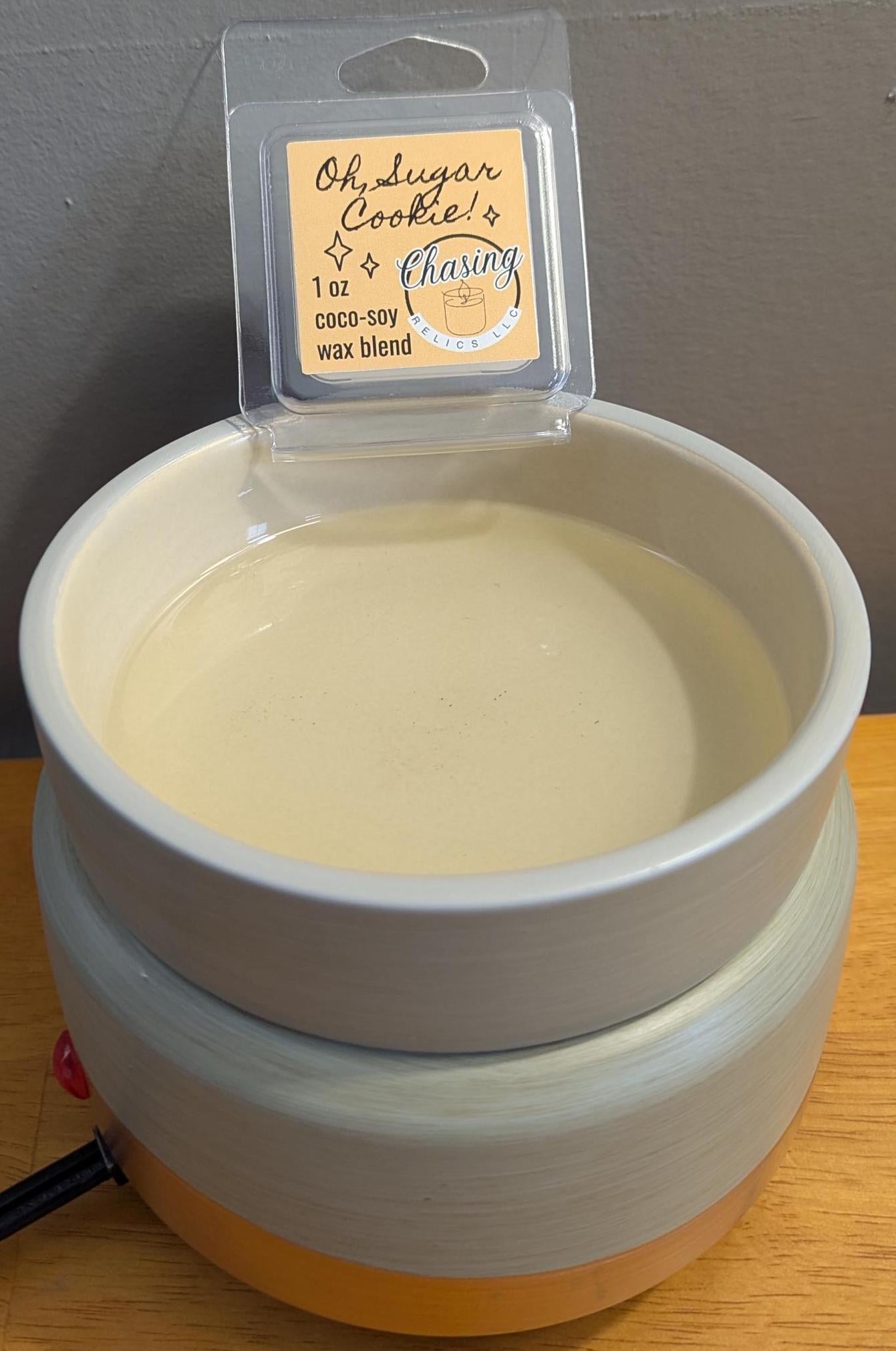 Sugar Cookie Wax Melt, Natural Coco-Soy Wax Blend, Sample Size 1 oz Tart for Warmer