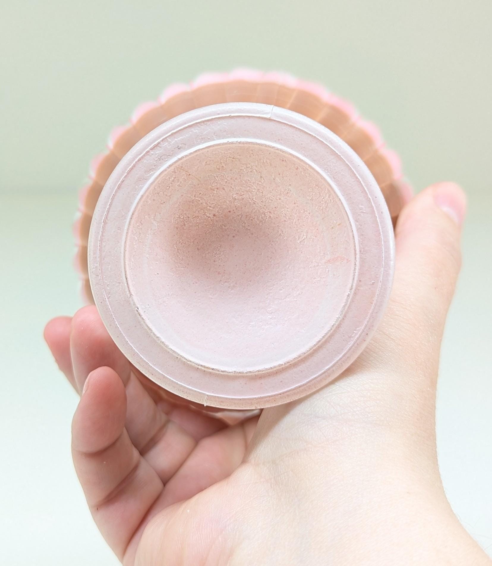 Vintage Glass Neapolitan Candle: Chocolate Strawberry Vanilla Coco-Soy Wax