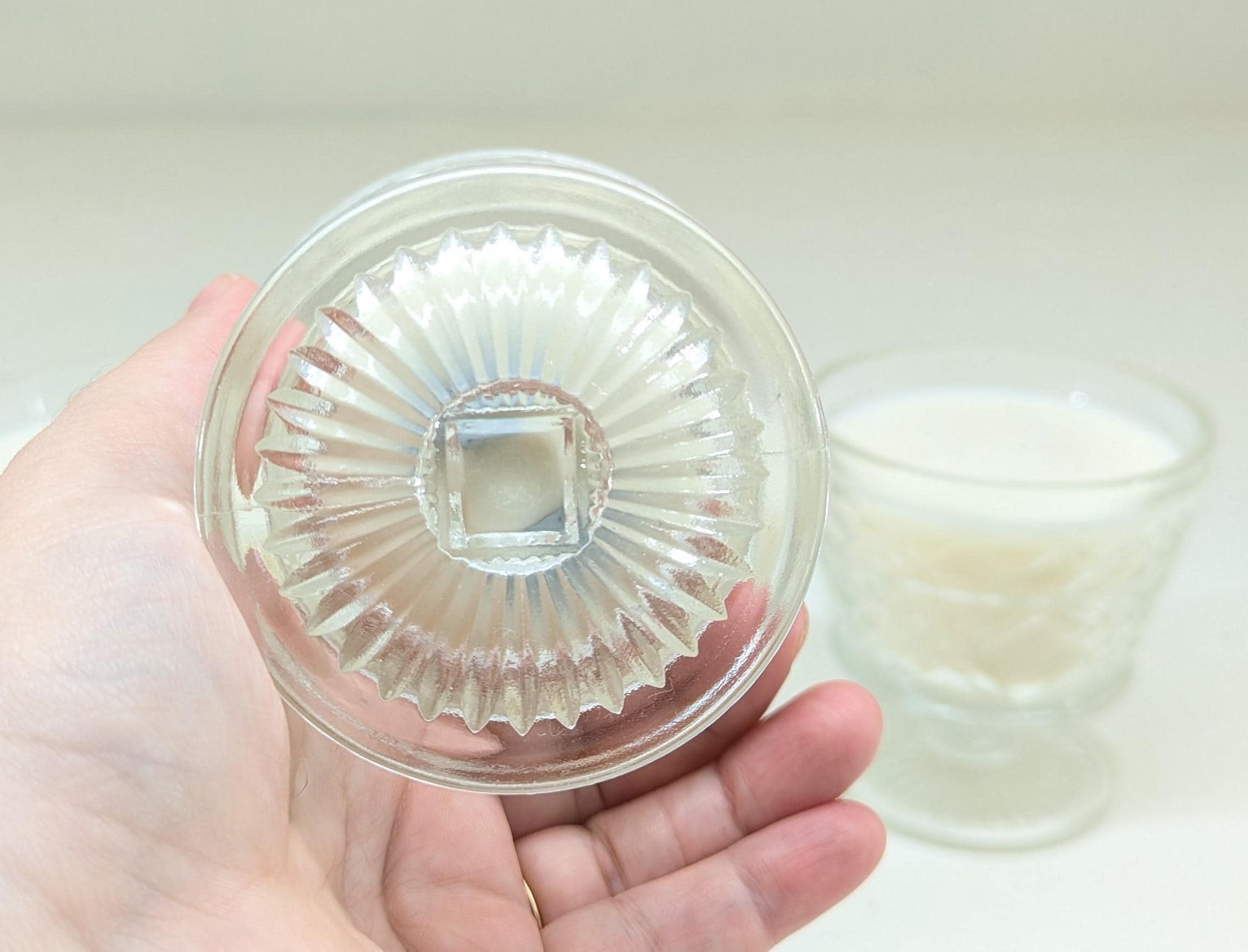 Unscented Soy Candle Bundle: 3 Vintage Hazel Atlas Glass Candles, Coco-Soy Wax Blend