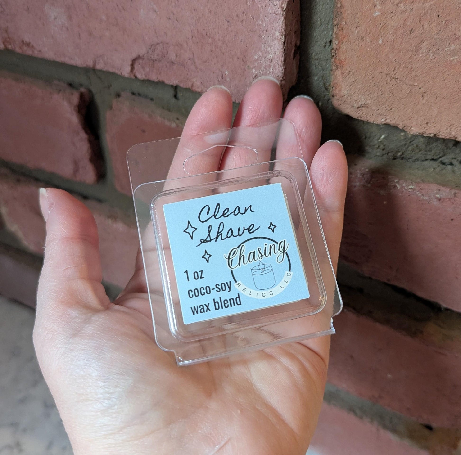 Clean Shave Wax Melt, Natural Coco-Soy Blend, Sample Size 1 oz Tart for Warmer