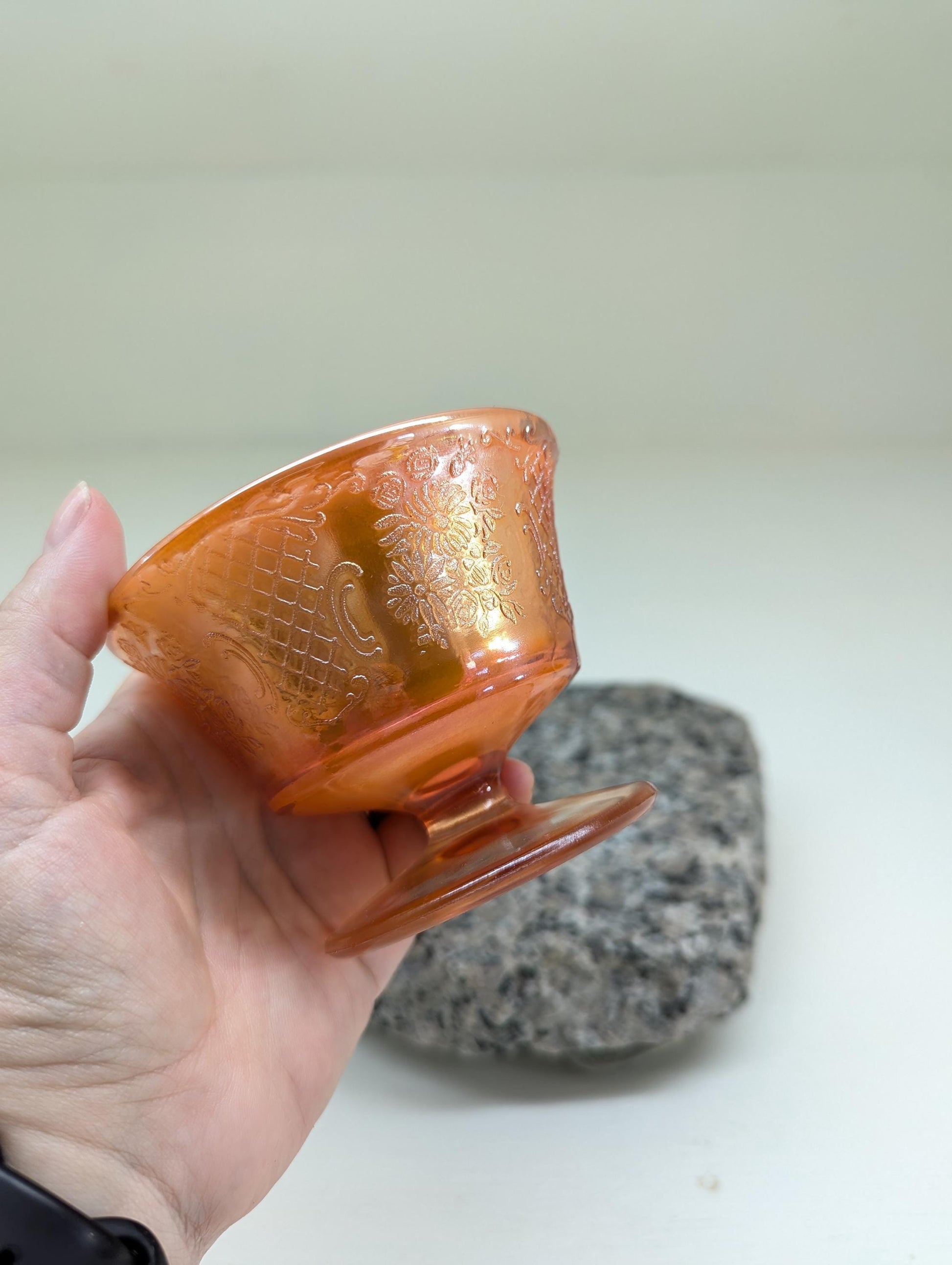 Pumpkin Waffle Candle Duo – 4 oz Vintage Peach Glass | Coco Soy Wax | Cotton Wick | Fall Candle Gift Set | Small Batch Handmade