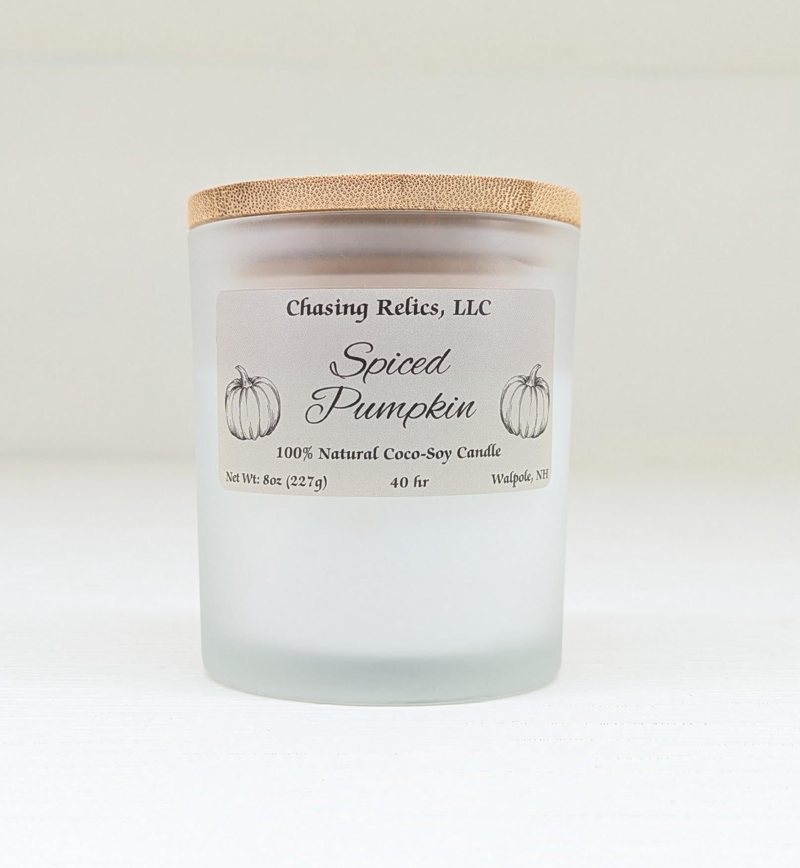 Spiced Pumpkin Candle | Fall Scented Coco-Soy Candle | Natural Pumpkin Spice Candle | Autumn Home Decor | Handmade Gift
