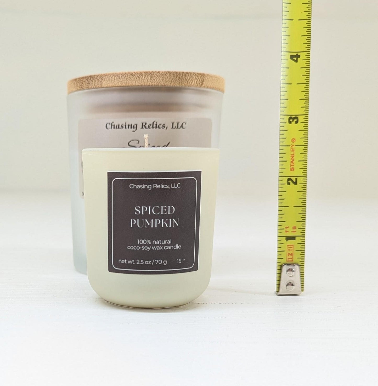 Spiced Pumpkin Candle | Fall Scented Coco-Soy Candle | Natural Pumpkin Spice Candle | Autumn Home Decor | Handmade Gift