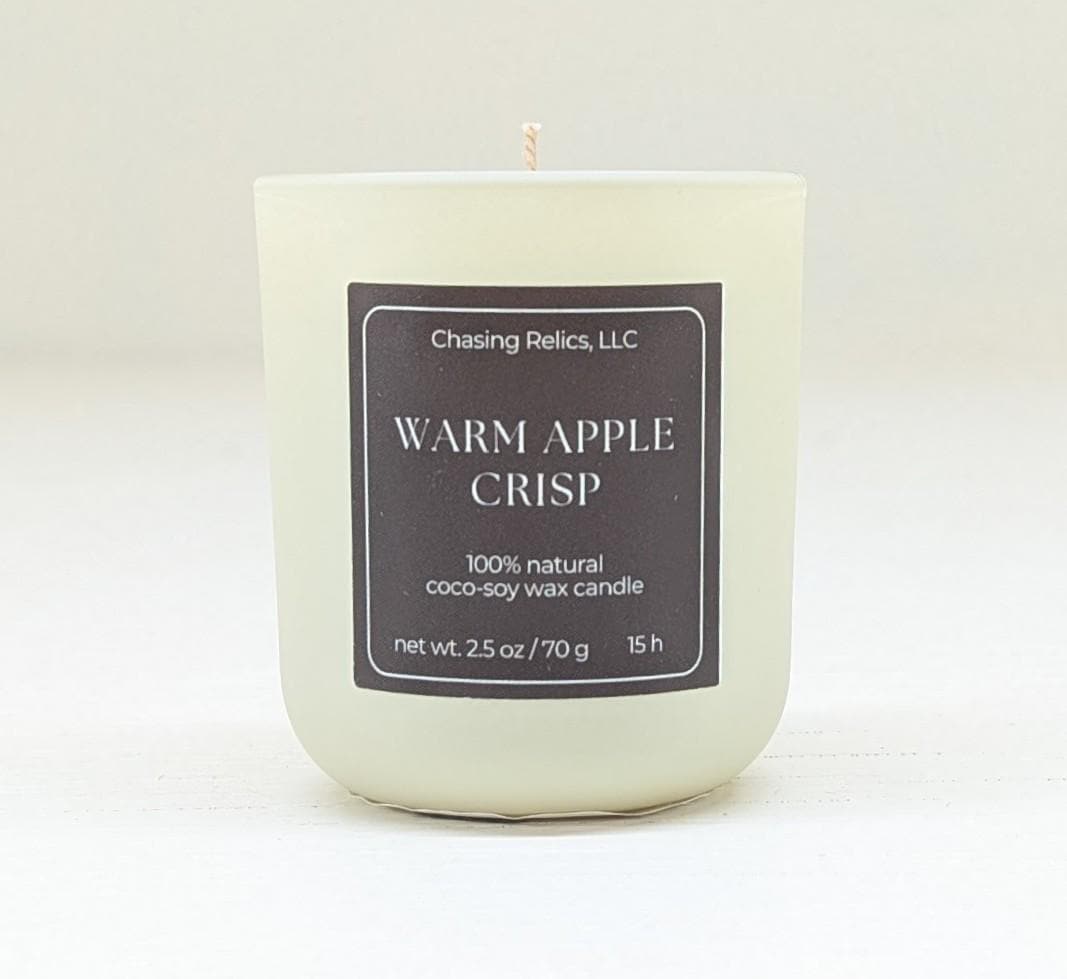 Apple Crisp Soy Candle: Cozy Fall Spice, Cinnamon & Vanilla