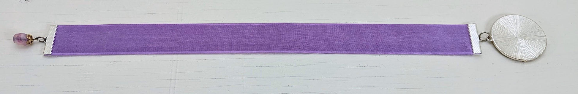 Zodiac Velvet Bookmark – Vintage Astrology Charm & Gemstone Accent | 12" Purple Ribbon | Handmade Gift for Readers and Horoscope Lovers