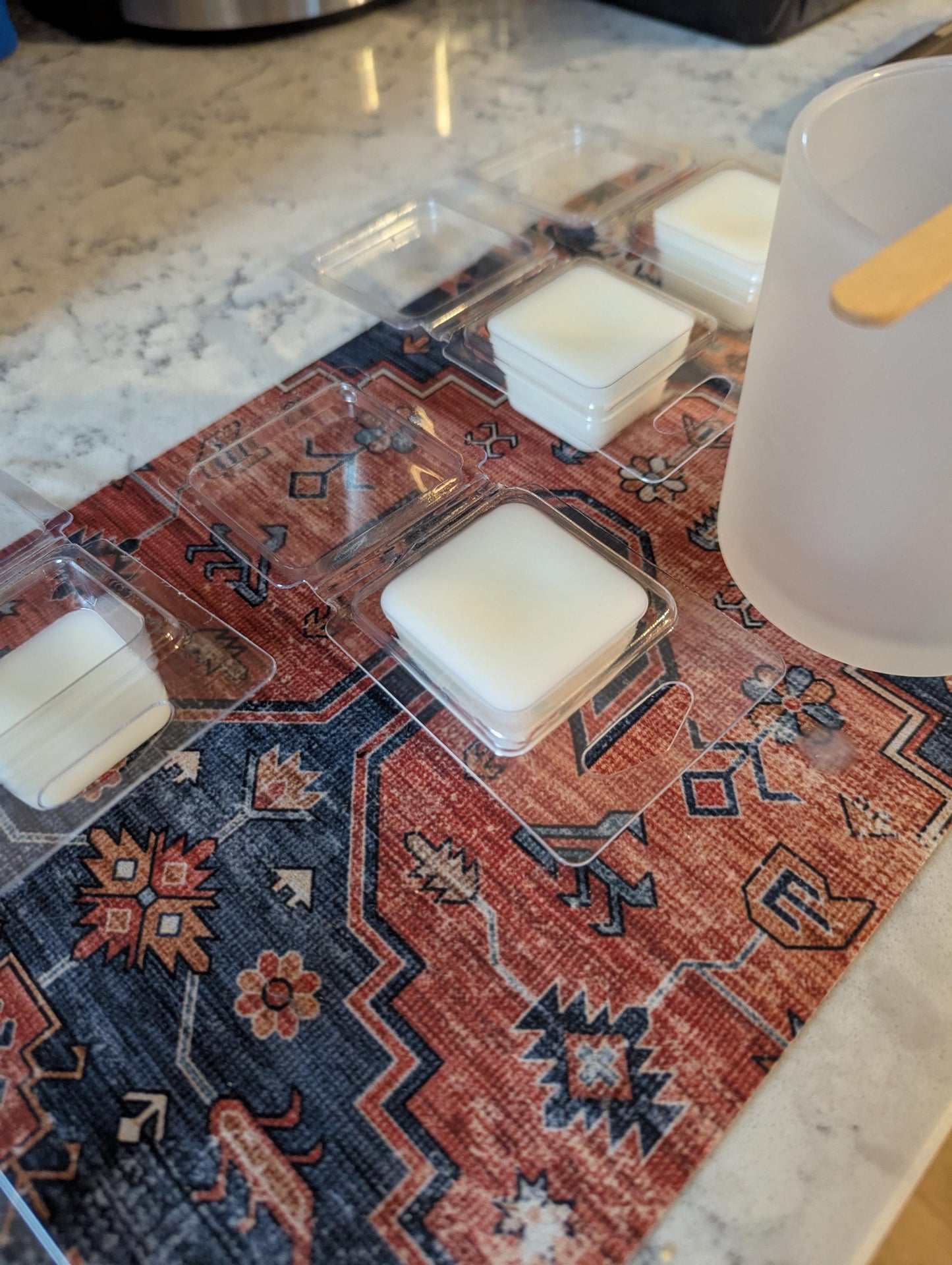 Clementine Sunshine Wax Melt, Natural Coco-Soy Wax Blend, Sample Size 1 oz Tart for Warmer