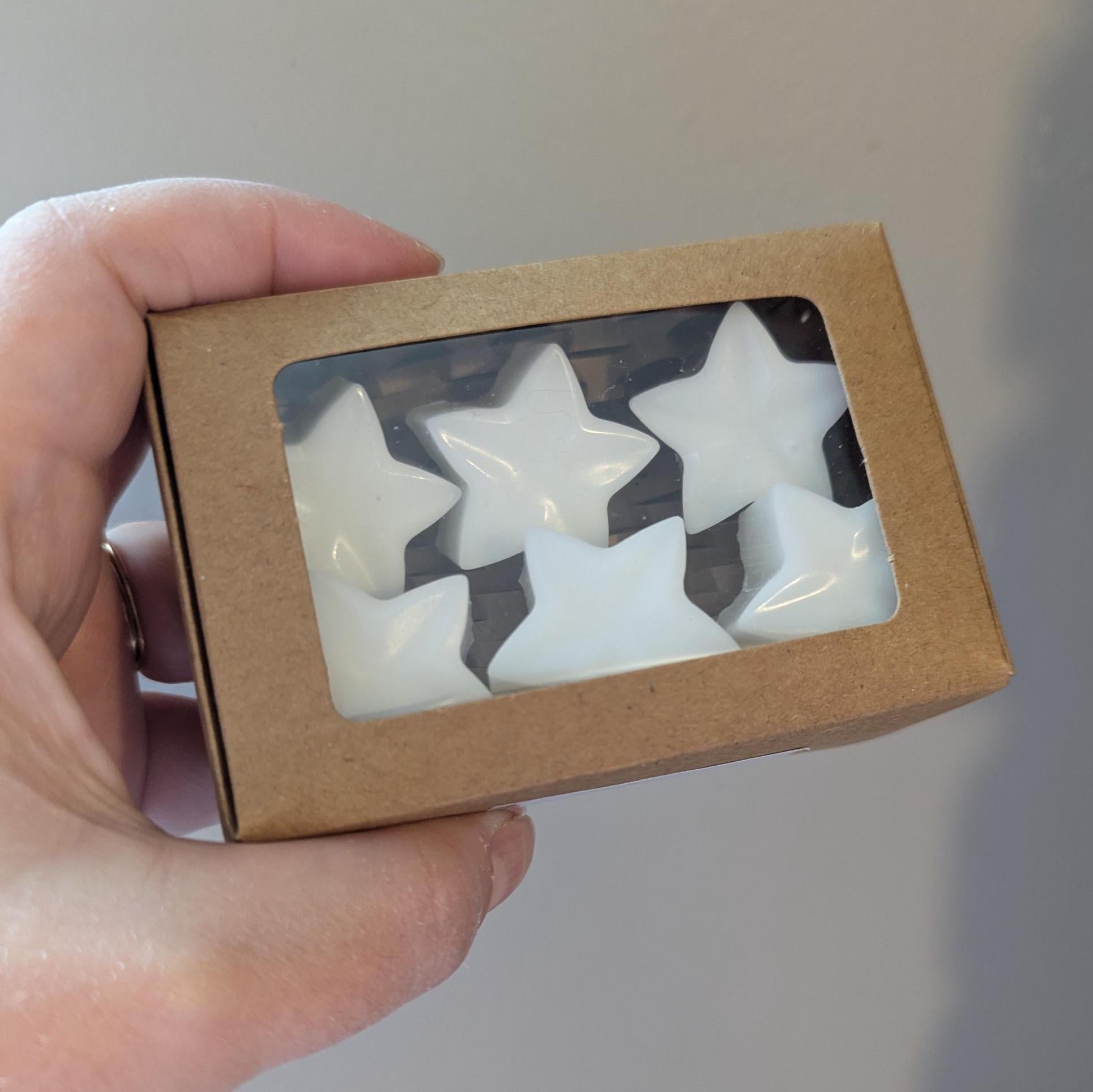 Wax Melt Samples in Clean Shave, Coconut Soy Blend, Net Weight 1 oz Star Tarts for Warmer