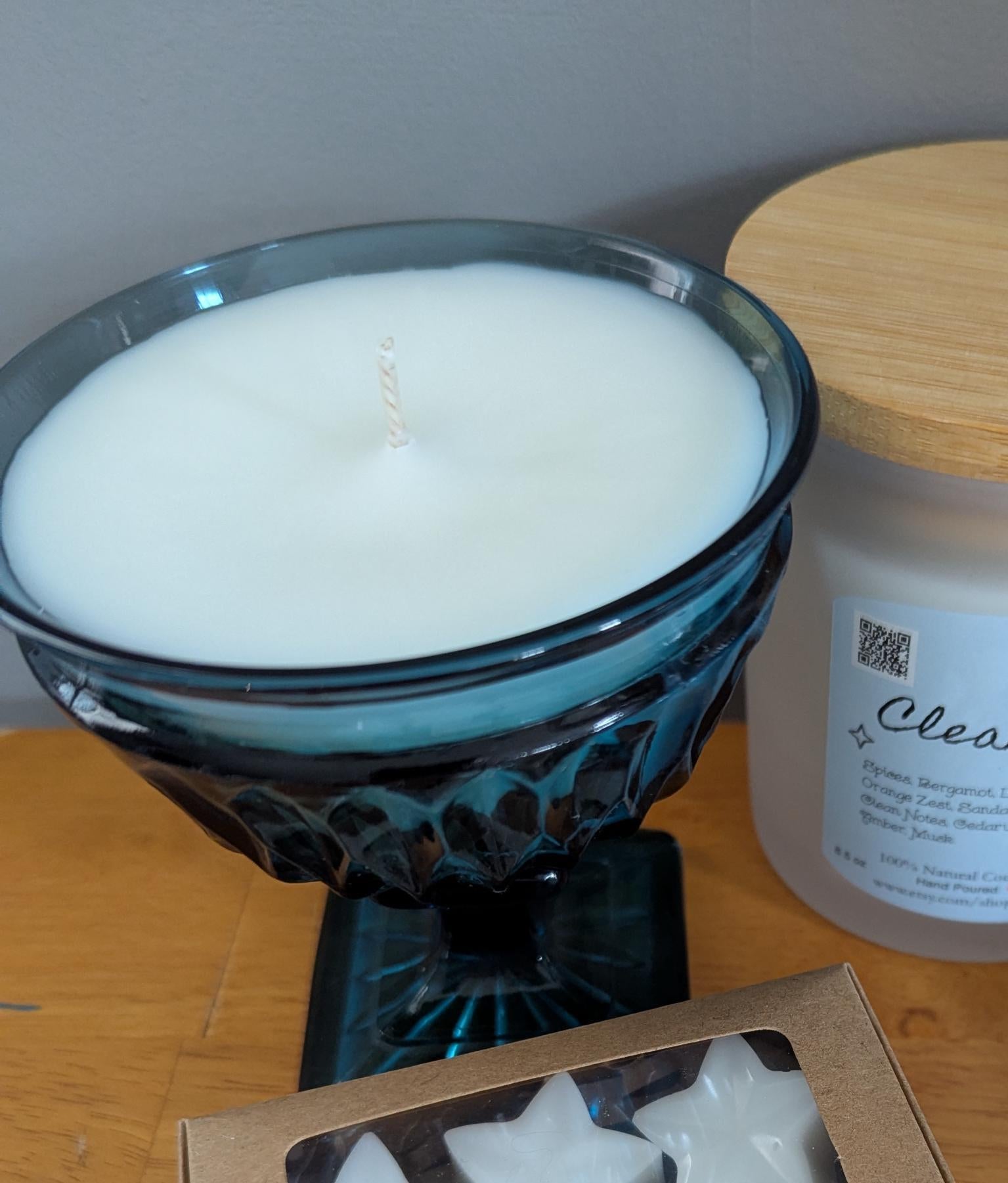 Vintage Candle, Non-Toxic Clean Shave, Coco-Soy Wax Blend, 8.5 oz Fresh Scent
