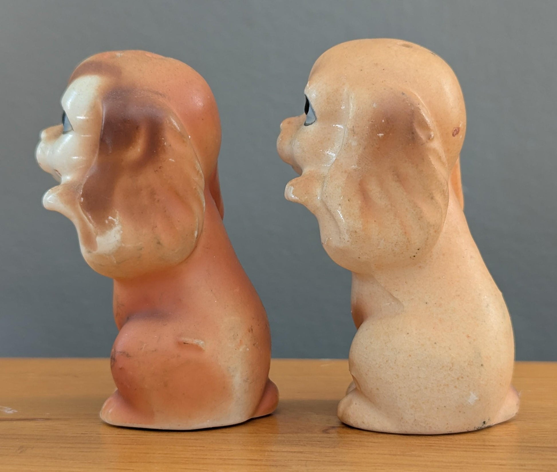 Vintage Cocker Spaniel Salt & Pepper Shakers | Mid-Century Japan Ceramic Dogs