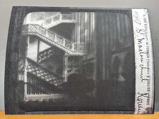 Ascension (Study I) Archival Architectural Print from a 19th-Century Magic Lantern Slide