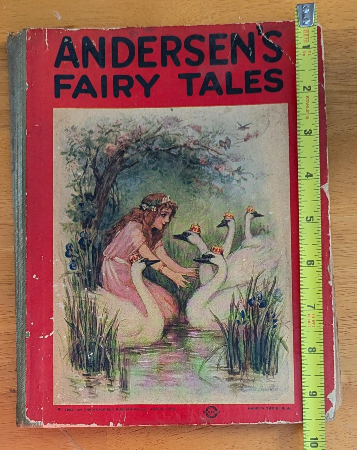 1922 Andersen's Fairy Tales | Antique Illustrated Storybook, Saalfield Edition
