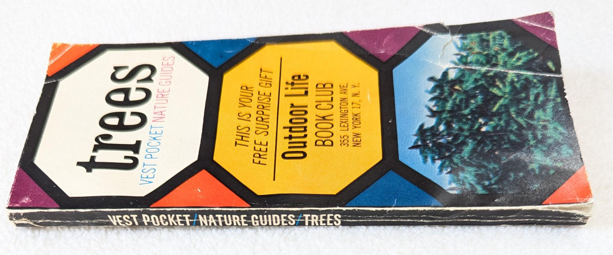 Vintage 1963 Pocket Tree Guide Book | Outdoor Life Book Club Nature Ephemera
