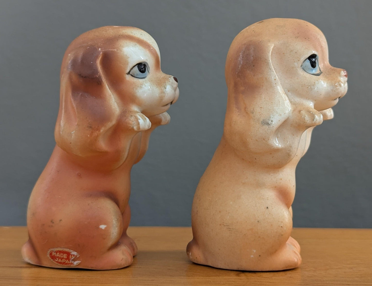 Vintage Cocker Spaniel Salt & Pepper Shakers | Mid-Century Japan Ceramic Dogs