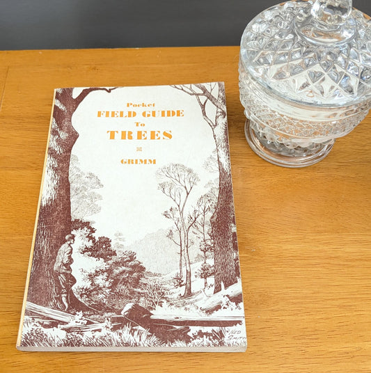 1958 Pocket Field Guide to Trees by William Carey Grimm | Vintage Nature Book | Mid-Century Botanical Guide | Forest Lore
