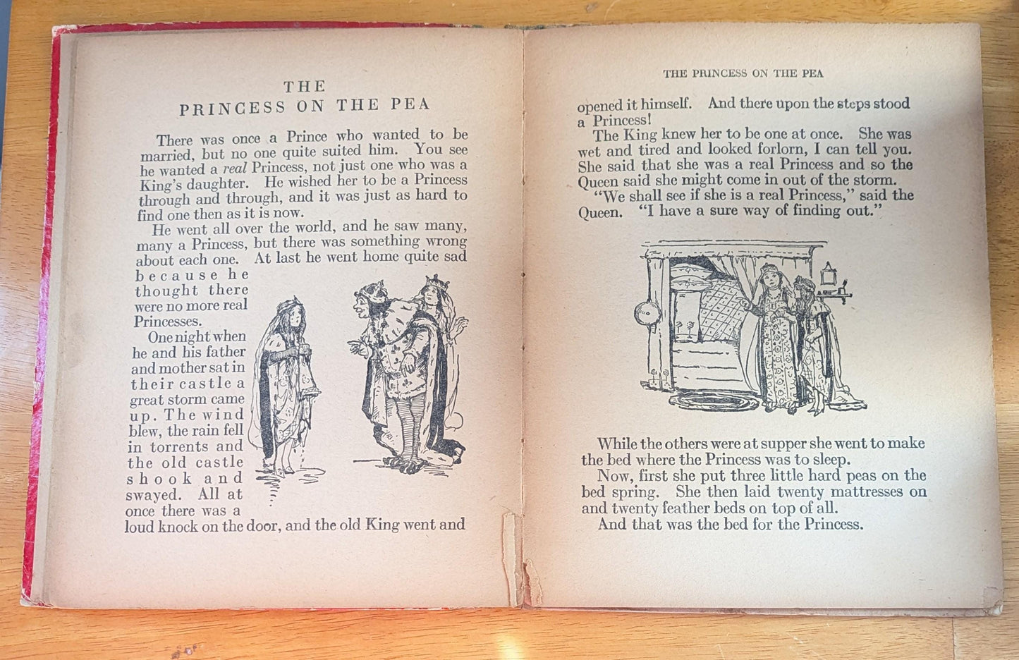 1922 Andersen's Fairy Tales | Antique Illustrated Storybook, Saalfield Edition