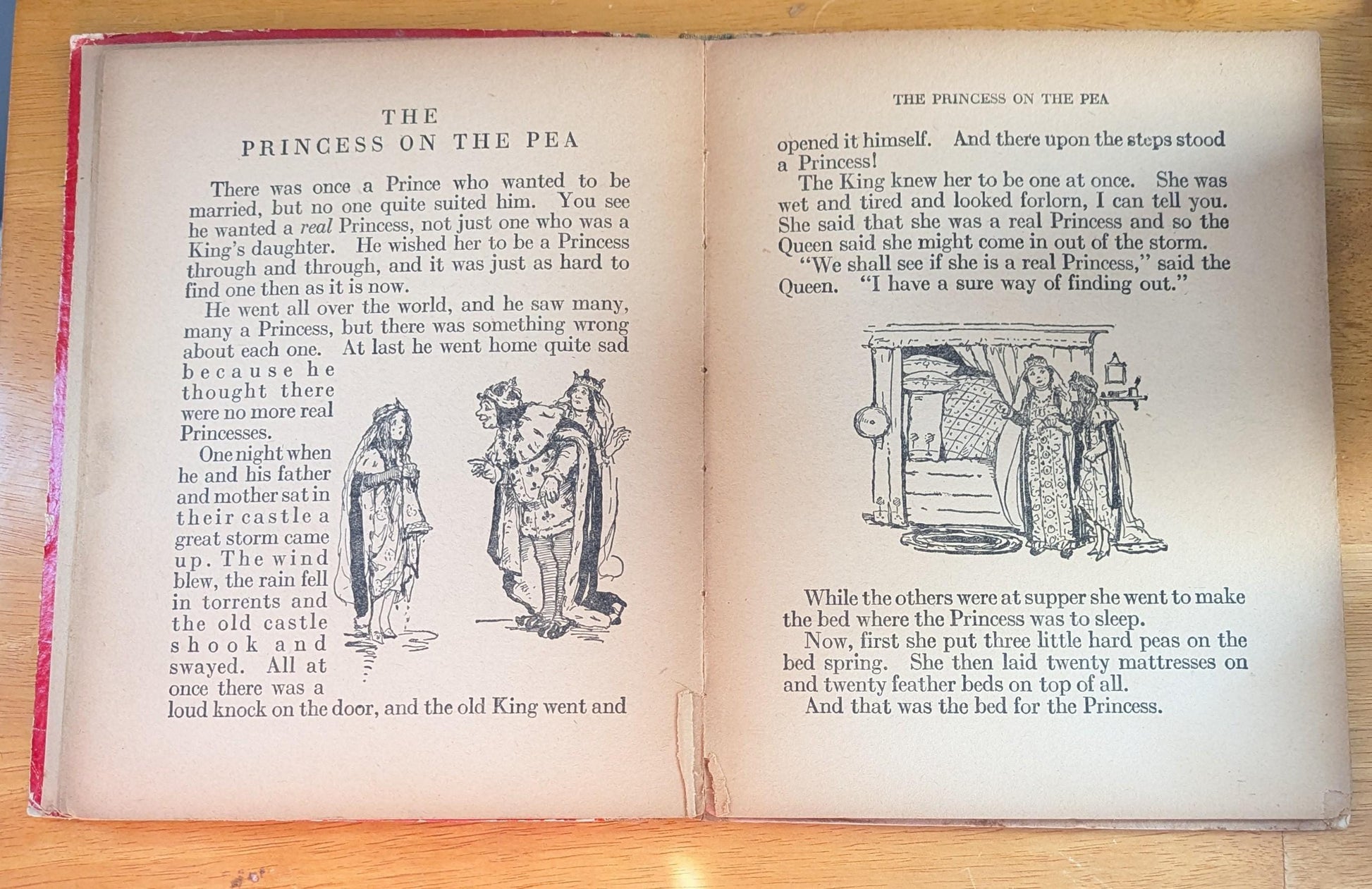 1922 Andersen's Fairy Tales | Antique Illustrated Storybook, Saalfield Edition