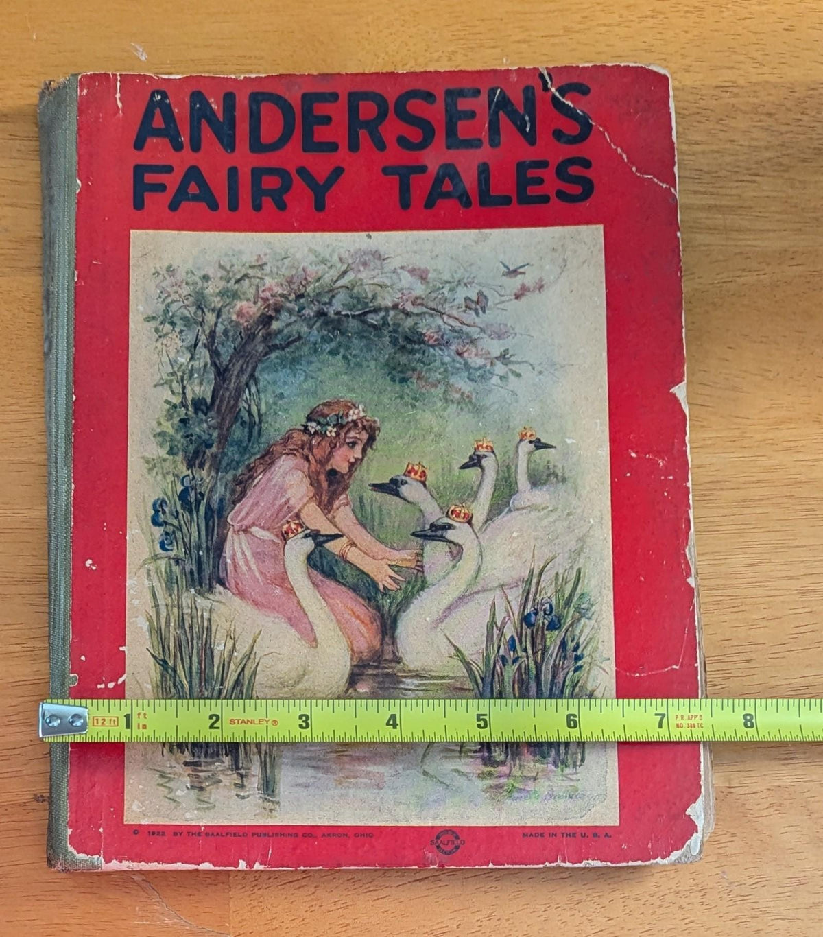 1922 Andersen's Fairy Tales | Antique Illustrated Storybook, Saalfield Edition