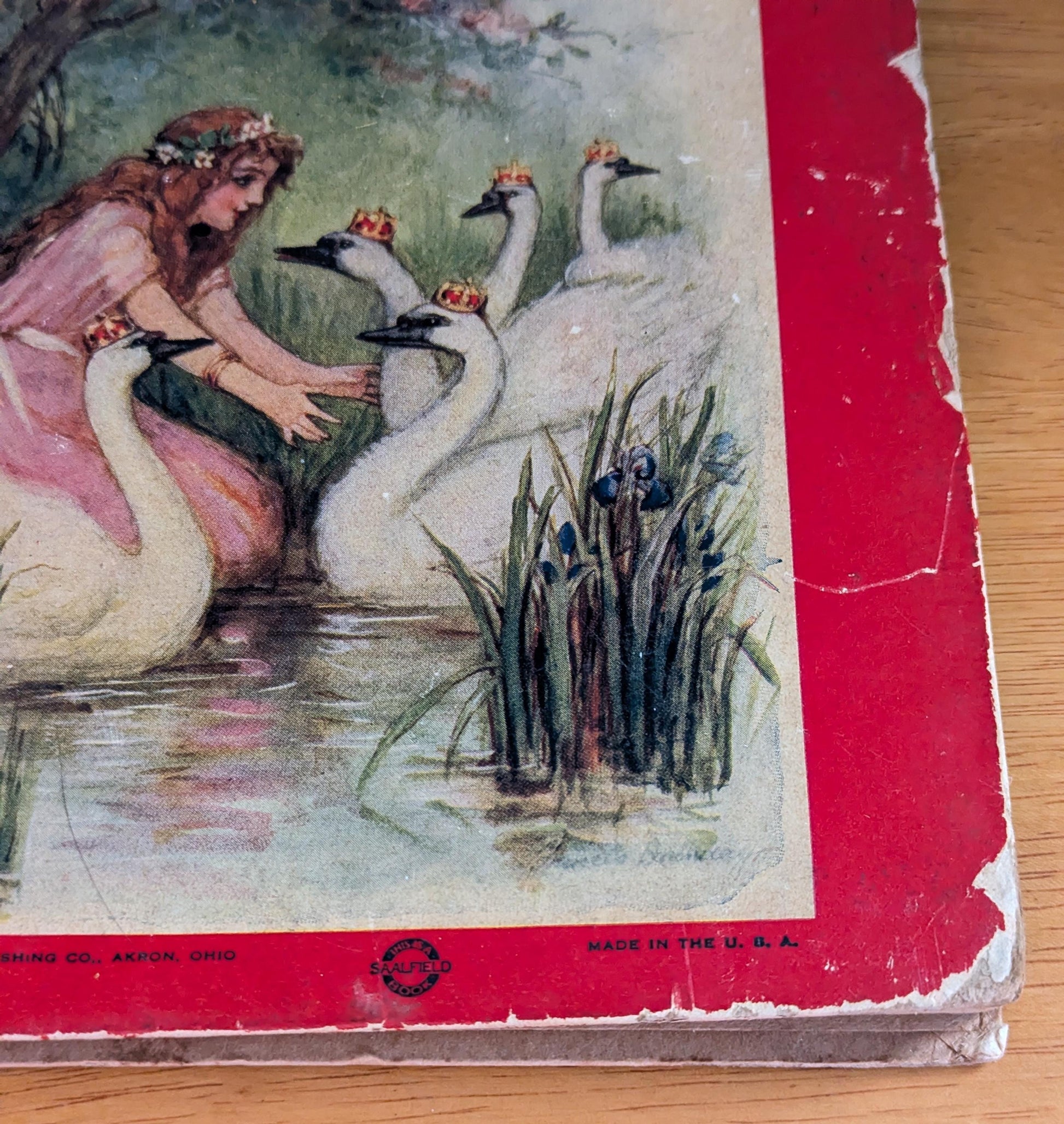 1922 Andersen's Fairy Tales | Antique Illustrated Storybook, Saalfield Edition