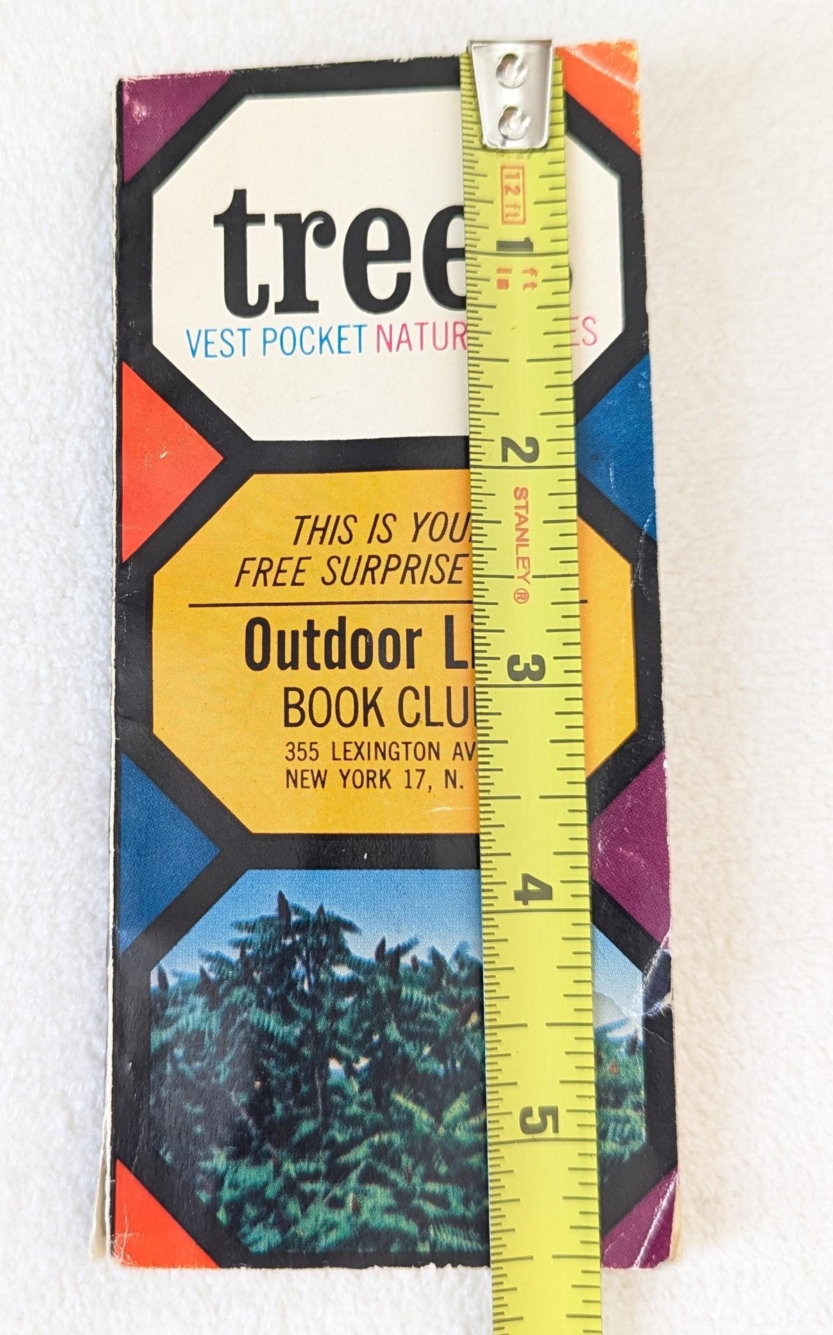 Vintage 1963 Pocket Tree Guide Book | Outdoor Life Book Club Nature Ephemera