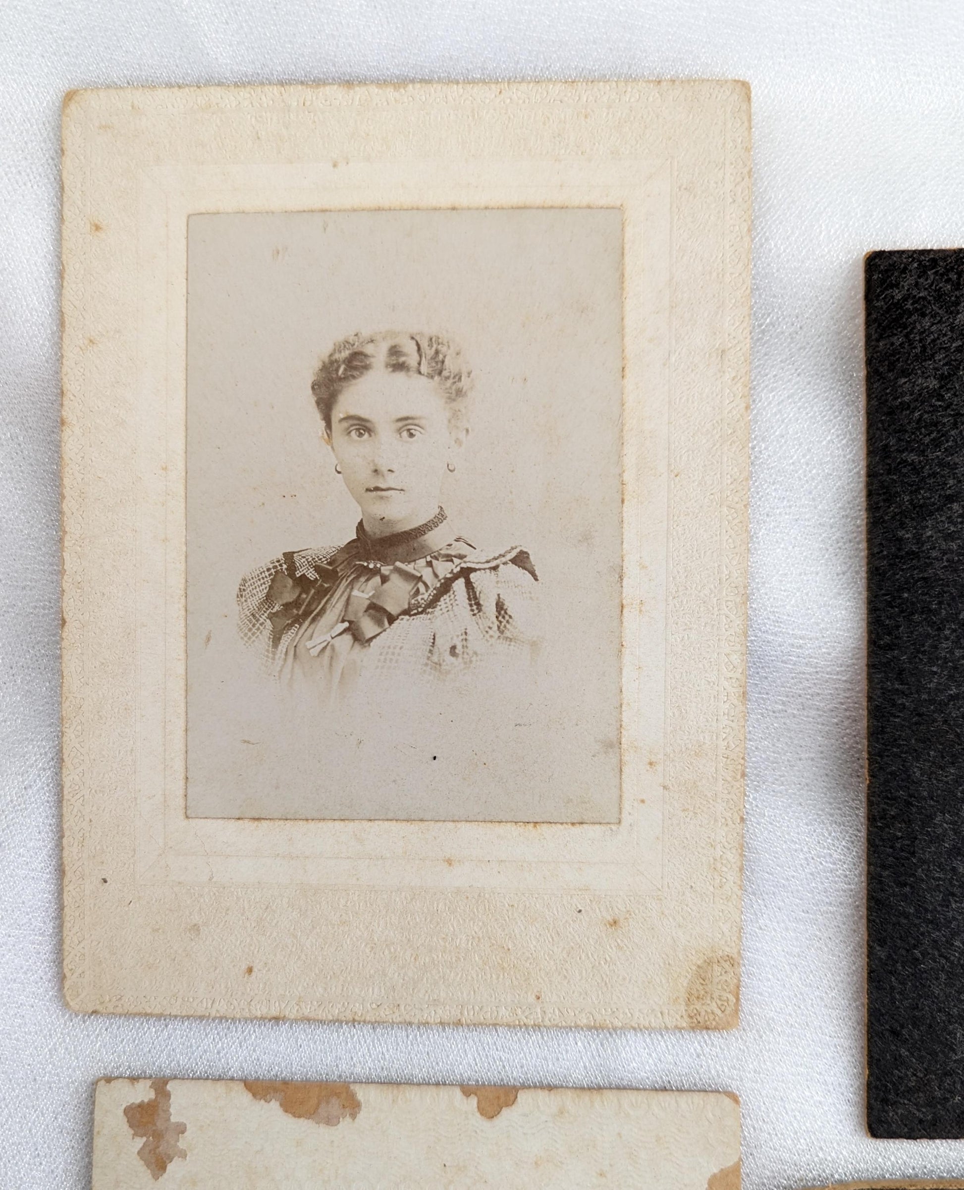 Antique Women Portrait Photos | Victorian Edwardian Cabinet Cards, Ephemera Lot