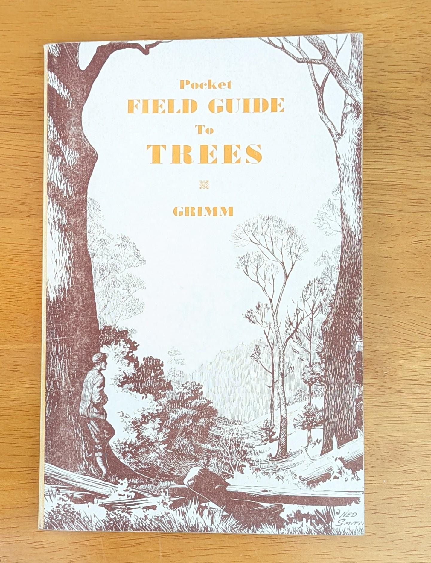 1958 Pocket Field Guide to Trees | Mid-Century Nature Book