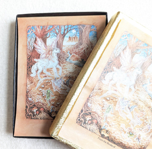 Vintage Antioch Bookplate Company Unicorn Fairy Bookplates | 46 Unused Fantasy Labels | Cottagecore Literary Ephemera