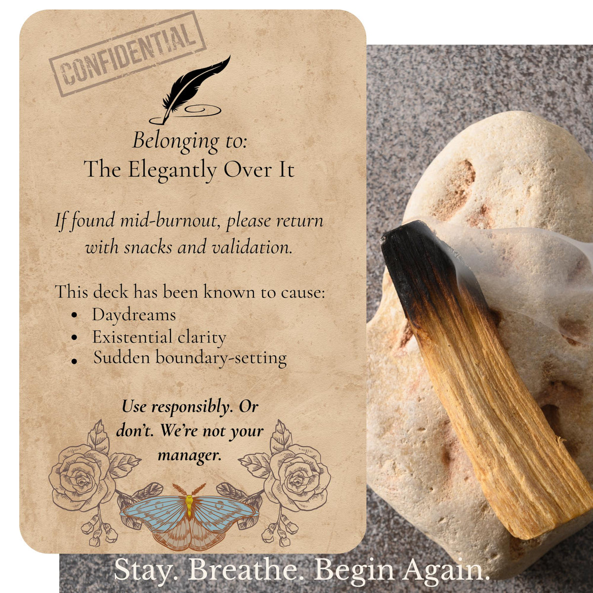 The Gilded Escape | Victorian Ritual Cards | Printable Self-Care Deck | Digital Download