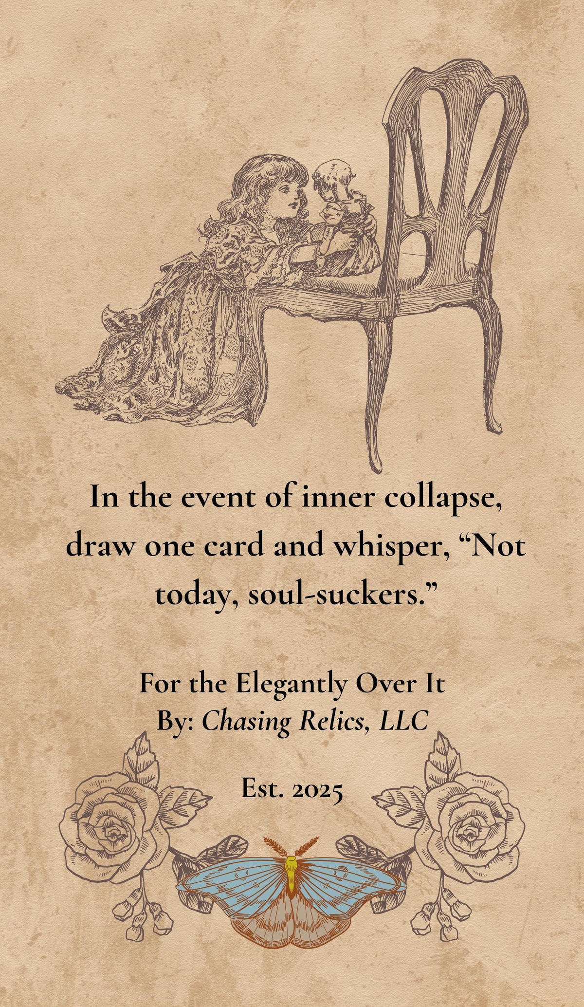 The Gilded Escape | Victorian Ritual Cards | Printable Self-Care Deck | Digital Download