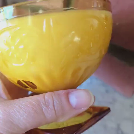 Sugar Cookie Candle: Hand-Poured Coco-Soy Wax in Reclaimed Amber Glass