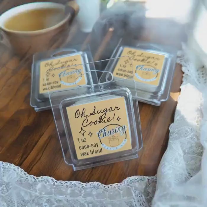 Natural Sugar Cookie Wax Melt Sample: Coco-Soy Tart, Handmade